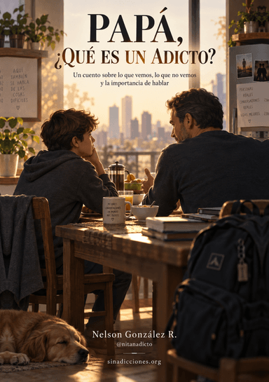 Portada de Papá, ¿qué es un adicto?